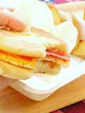 ホットプレートで＊エッグマックマフィン風