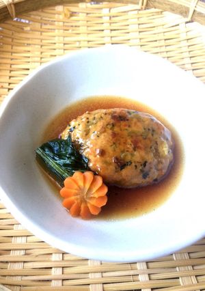 小松菜たっぷりの豆腐ハンバーグ-レシピのメイン写真