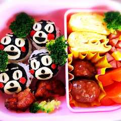 幼稚園 お弁当 くまモン☆-レシピのメイン写真
