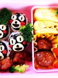幼稚園 お弁当 くまモン☆-レシピのメイン写真