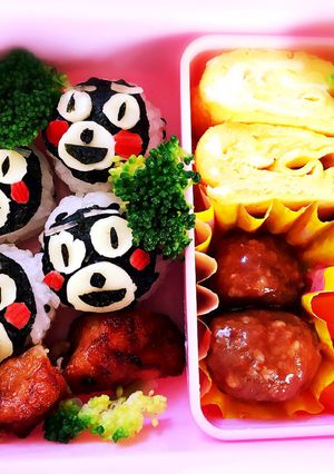幼稚園 お弁当 くまモン☆-レシピのメイン写真