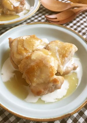 蜂蜜塩レモンクリームチーズソースチキン-レシピのメイン写真