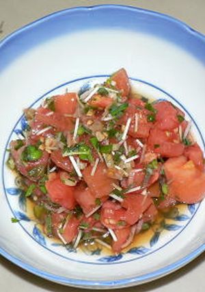 トマポン:トマトの和風サラダ-レシピのメイン写真