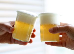 材料2つ！林檎ジュースでビールゼリー-レシピのメイン写真