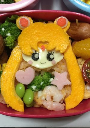セーラームーン♡キャラ弁-レシピのメイン写真