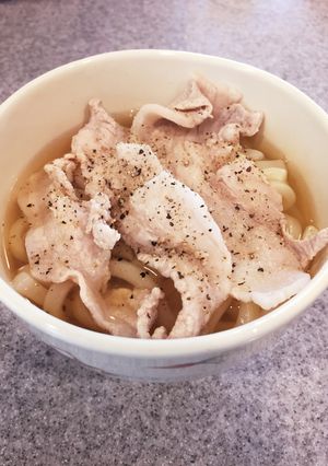 【黒龍製麺】肉うどん-レシピのメイン写真
