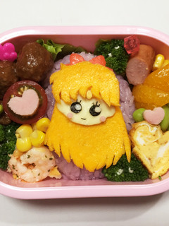セーラーヴィーナス♡キャラ弁-レシピのメイン写真