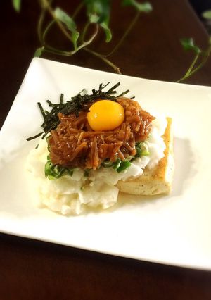 ♡豆腐ステーキ ねばねばソース掛け♡-レシピのメイン写真