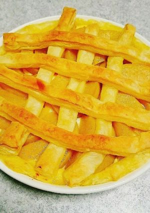 お好きなフルーツ缶で簡単！フルーツパイ-レシピのメイン写真