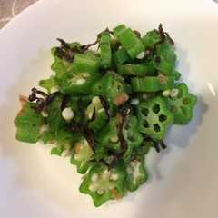 รูปของ オクラ昆布