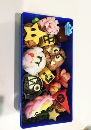 マリオキャラ弁(^_^)☆-レシピのメイン写真