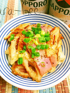 ちくわベーコンのチーズオイマヨソテー-レシピのメイン写真