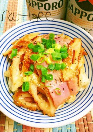 ちくわベーコンのチーズオイマヨソテー-レシピのメイン写真