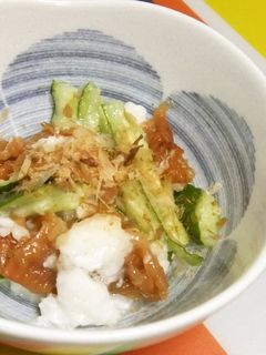長いもときゅうりの梅たたき和え-レシピのメイン写真