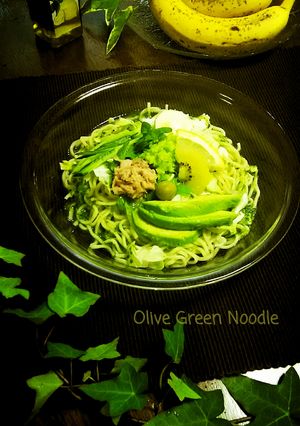 オリーブオイルで新緑の冷やし中華-レシピのメイン写真
