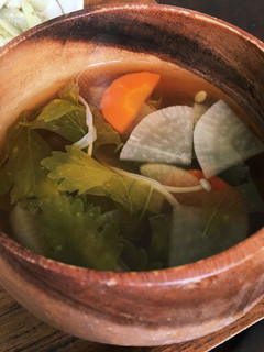 セロリ葉の和風スープ-レシピのメイン写真