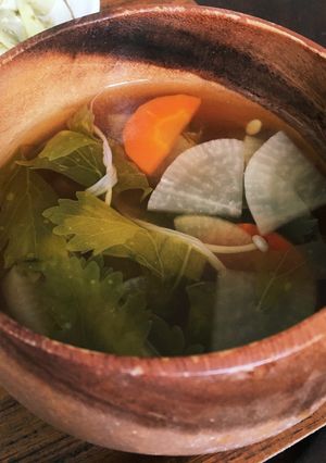 セロリ葉の和風スープ-レシピのメイン写真