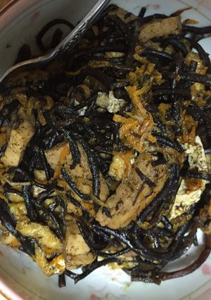 ひじきと高野豆腐の煮物-レシピのメイン写真