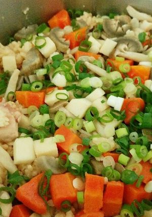 誰でも簡単に作れる具沢山炊き込みご飯-レシピのメイン写真