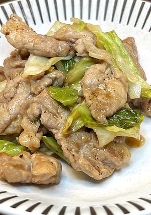 豚肉の梅オイスター炒め-レシピのメイン写真