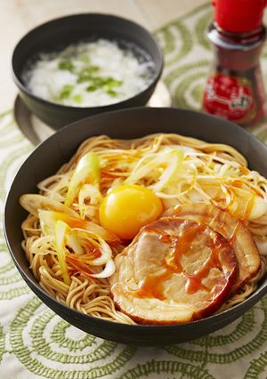 油そば風ピリ辛スタミナ和え麺-レシピのメイン写真