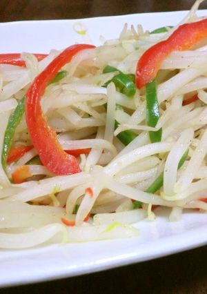 もやし炒め　息子のダイエット食-レシピのメイン写真
