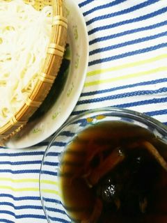 簡単!干し椎茸と干し海老DE素麺のつゆ♪-レシピのメイン写真