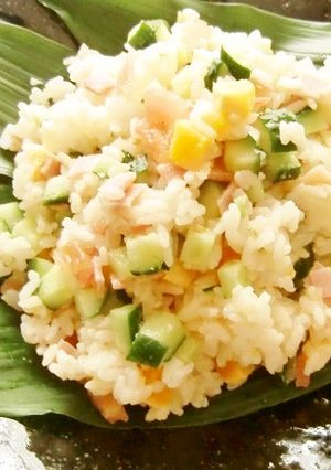 ポッカ塩レモン入り、暑い夏にぴったりご飯-レシピのメイン写真