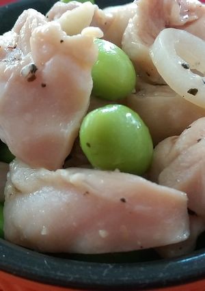 枝豆と鶏肉のコロコロ炒め-レシピのメイン写真