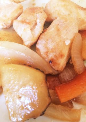 簡単！鶏胸肉ガーリック炒め！！！-レシピのメイン写真