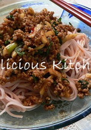 アーモンドたっぷりジャージャー麺風-レシピのメイン写真