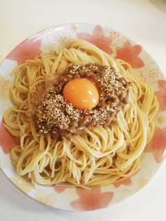 ☆簡単☆納豆と卵のパスタ-レシピのメイン写真