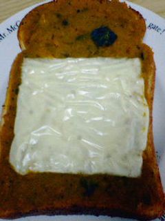 かぼちゃの煮物で満足トースト☆-レシピのメイン写真