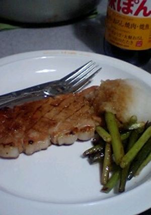 大葉にんにく醤油で簡単和風ポークソテー-レシピのメイン写真