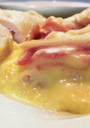 鶏胸肉のハムチーズサンド ピカタ☆*+-レシピのメイン写真