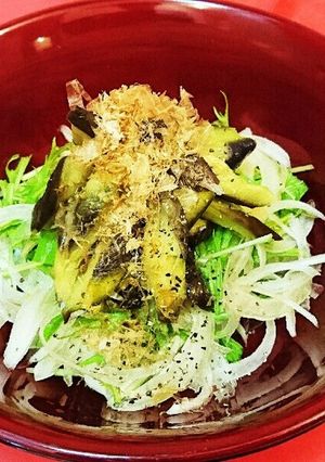 なすと新玉ねぎのサラダ-レシピのメイン写真