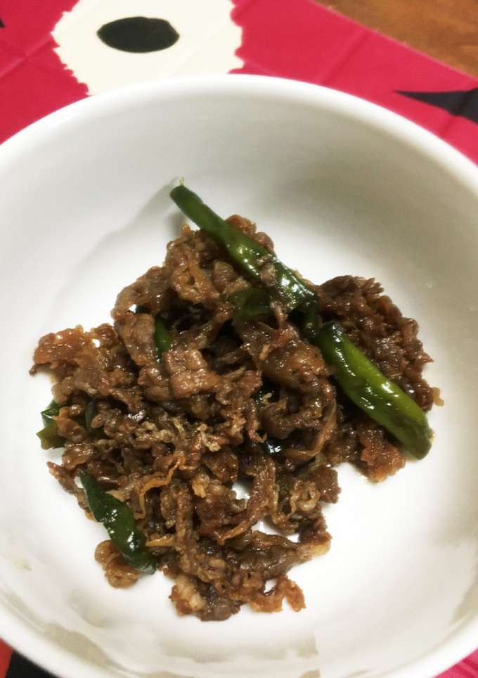 簡単☆牛肉とししとうの甘辛煮-レシピのメイン写真
