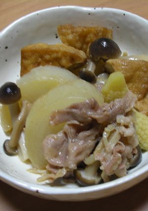 豚肉と大根・きのこのヘルシー煮-レシピのメイン写真