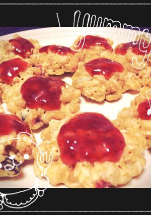 レンジで簡単オートミールのクッキー-レシピのメイン写真