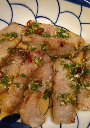 簡単♪タイ風 豚トロレモンソース-レシピのメイン写真