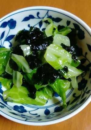 春キャベツと韓国海苔のナムル風-レシピのメイン写真