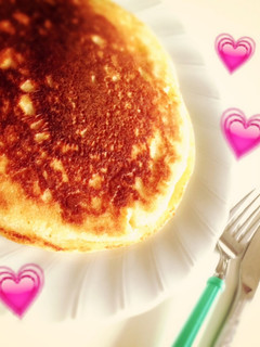 簡単!チーズケーキ風ホットケーキ-レシピのメイン写真