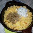 ちりめん山椒+釜揚げシラスのパラパラ炒飯