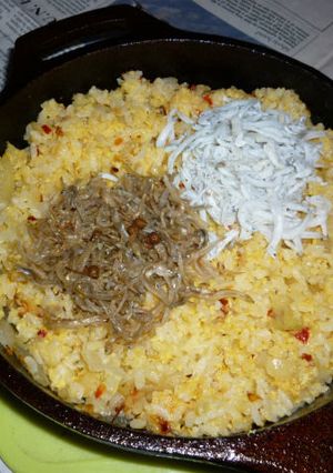 ちりめん山椒+釜揚げシラスのパラパラ炒飯-レシピのメイン写真