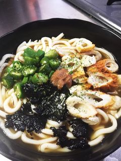 簡単!時短!あるもので梅わさ冷やしうどん-レシピのメイン写真