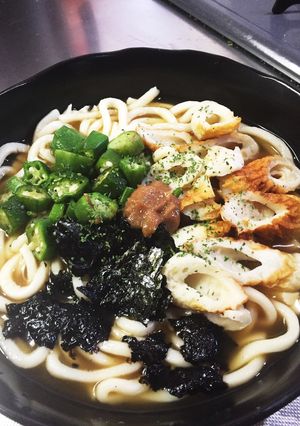 簡単！時短！あるもので梅わさ冷やしうどん-レシピのメイン写真