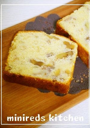 くるみとバナナのケーキ-レシピのメイン写真