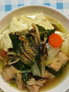 鳥モモ肉の塩麹鍋-レシピのメイン写真