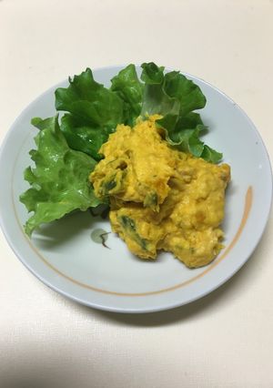塩レモンでスッキリ簡単かぼちゃのサラダ-レシピのメイン写真