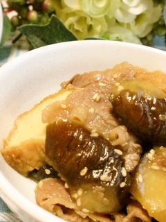 ぱぱっと!茄子と牛肉の炒め煮-レシピのメイン写真